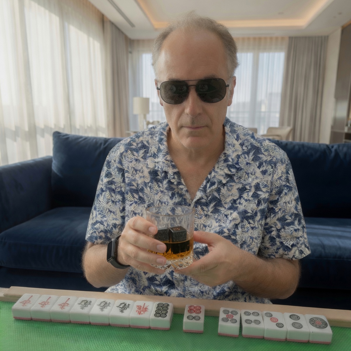 On the Rocks, Sort Of: I Chilled My Whisky with Mahjong Tiles
